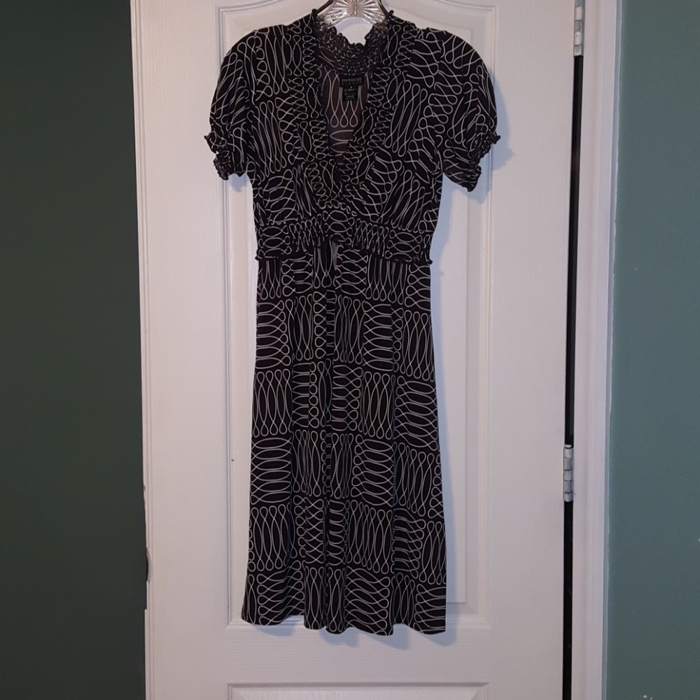 En Focus Studio Dress Sz 8 Brown